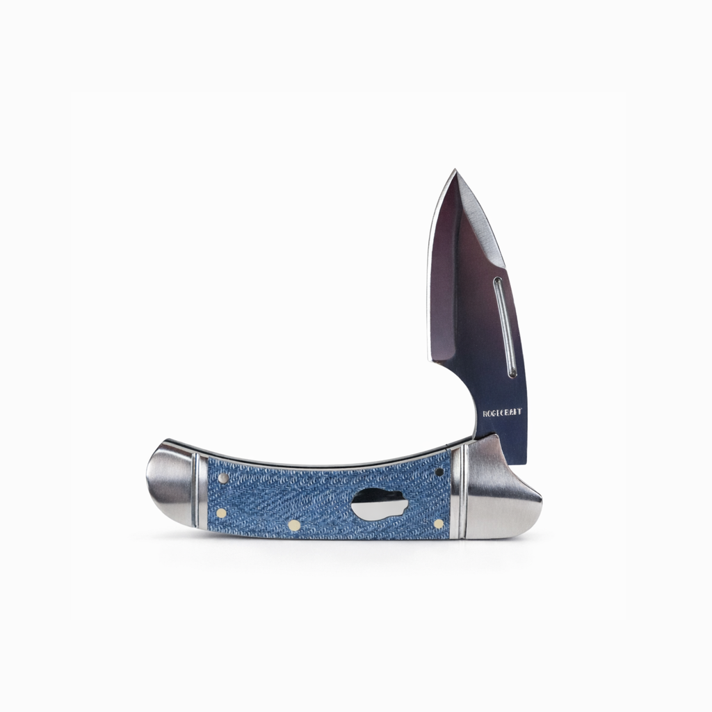 Zambezi Blue Micarta (RoseCraft Blades)