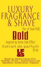 Side Effect by Initio (Insp By); Alone? (HCC); Bold (LFS); unisex Extrait de Parfum