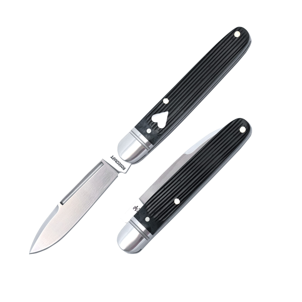 Tuckahoe Jack Gray Barnboard Jigged Bone (RoseCraft Blades)