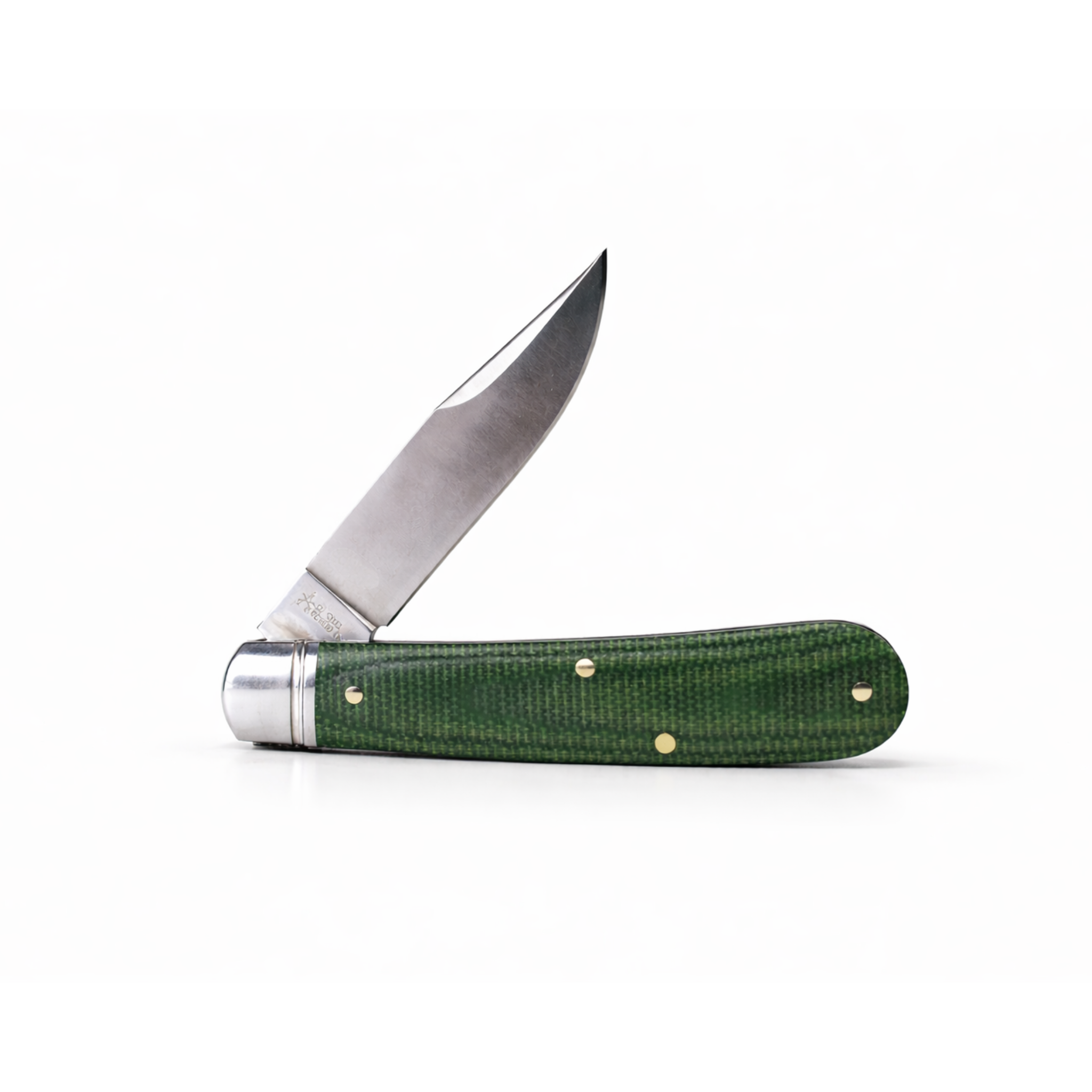 Buffalo River Jack Dark Green Micarta (RoseCraft Blades)
