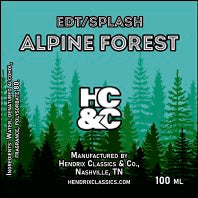 Alpine Forest Shave Soap, Splash & Pure Parfum