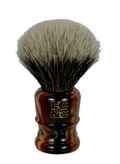 The Black, Red & Tan:  Shave Brush or Empty Handle 24mm