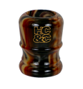 The Black, Red & Tan:  Shave Brush or Empty Handle 24mm