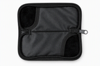Black Two Pocket Zip Pouch for Knife