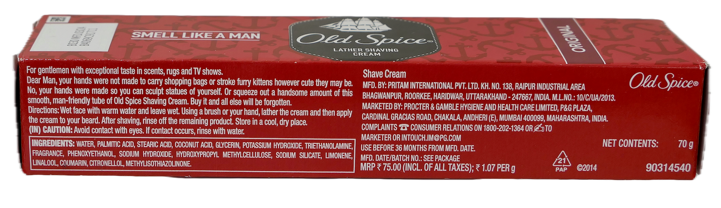 Old Spice Shave Cream - Original