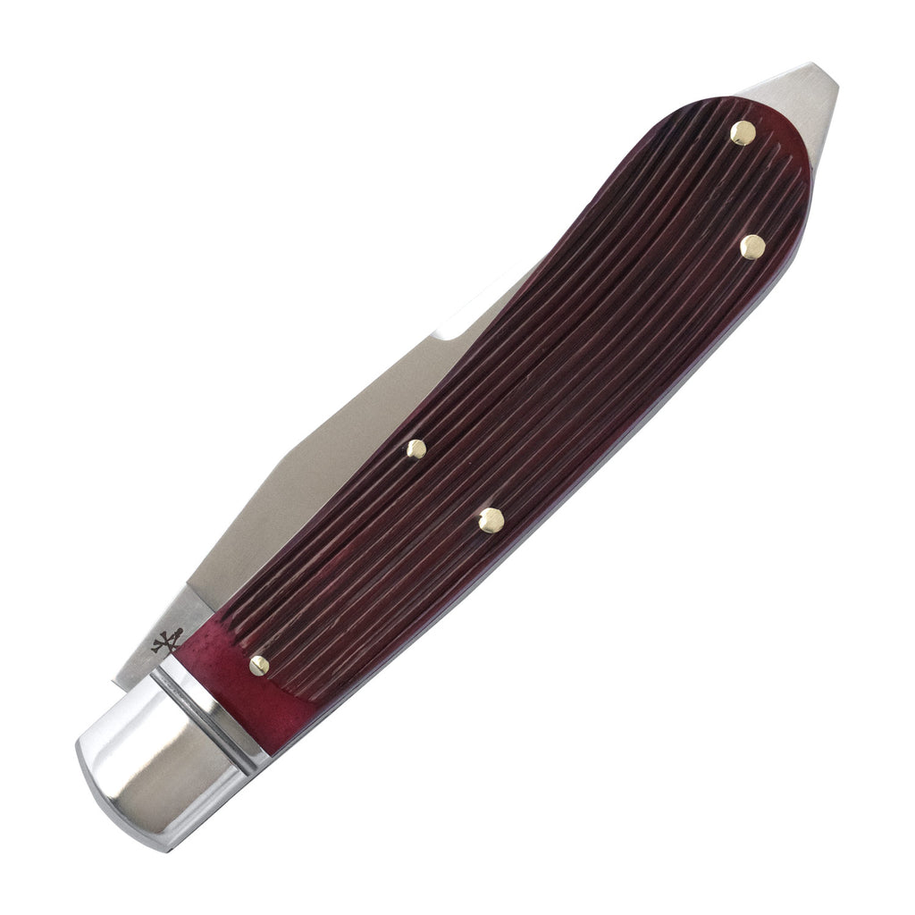Appalachian Jack Red Barnboard Jigged Bone (RoseCraft Blades)