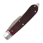 Appalachian Jack Red Barnboard Jigged Bone (RoseCraft Blades)