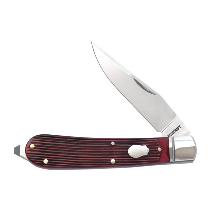 Appalachian Jack Red Barnboard Jigged Bone (RoseCraft Blades)