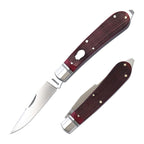 Appalachian Jack Red Barnboard Jigged Bone (RoseCraft Blades)