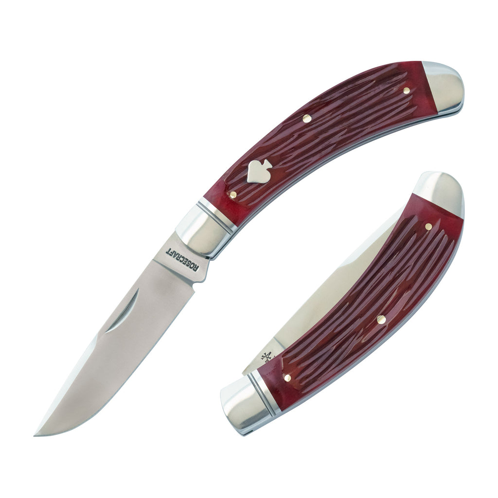 RoseCraft Obed Creek Bow Trapper Red Jigged Bone