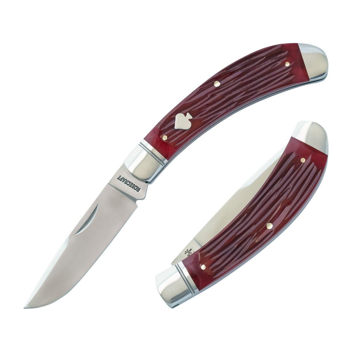 RoseCraft Obed Creek Bow Trapper Red Jigged Bone