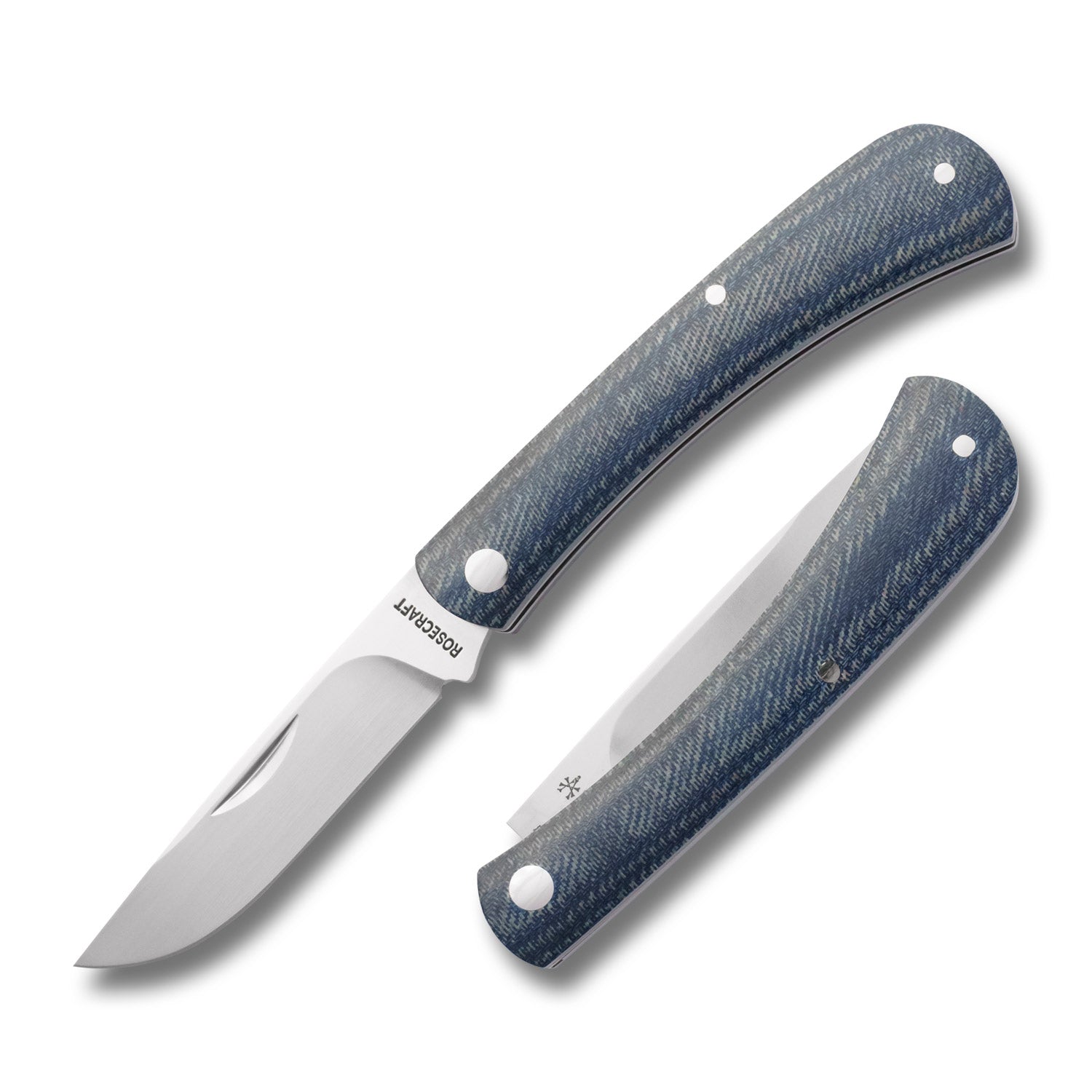 Urban Cowboy - Overall Creek Farm Hand Denim Micarta (RoseCraft Blades)