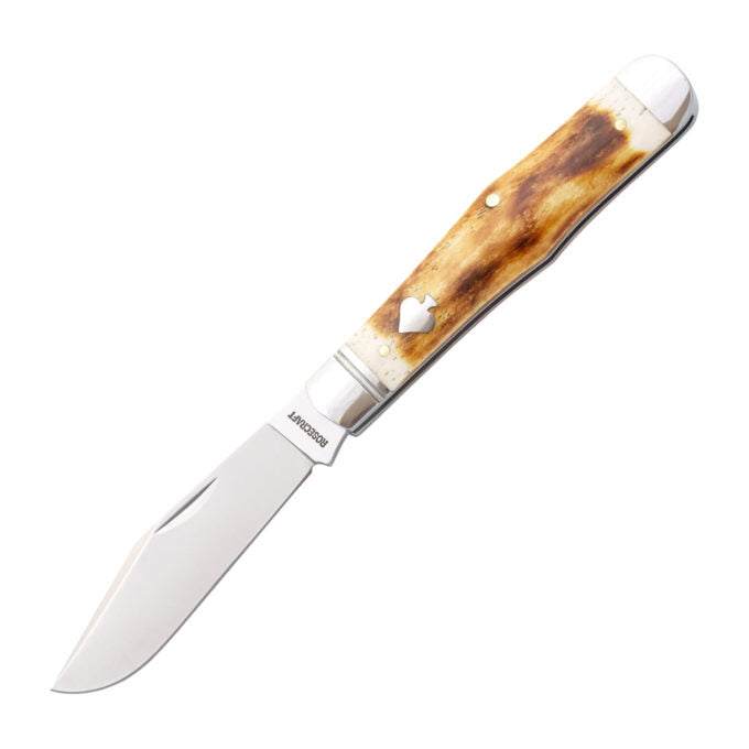 Cumberland River Coke Bottle Toasted White Bone (RoseCraft Blades)