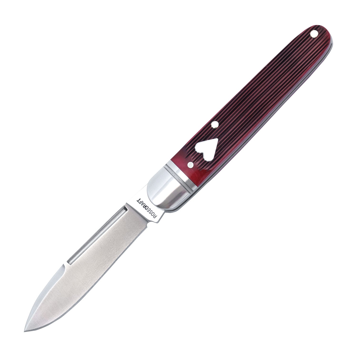 Tuckahoe Jack Red Barnboard Jigged Bone (RoseCraft Blades)