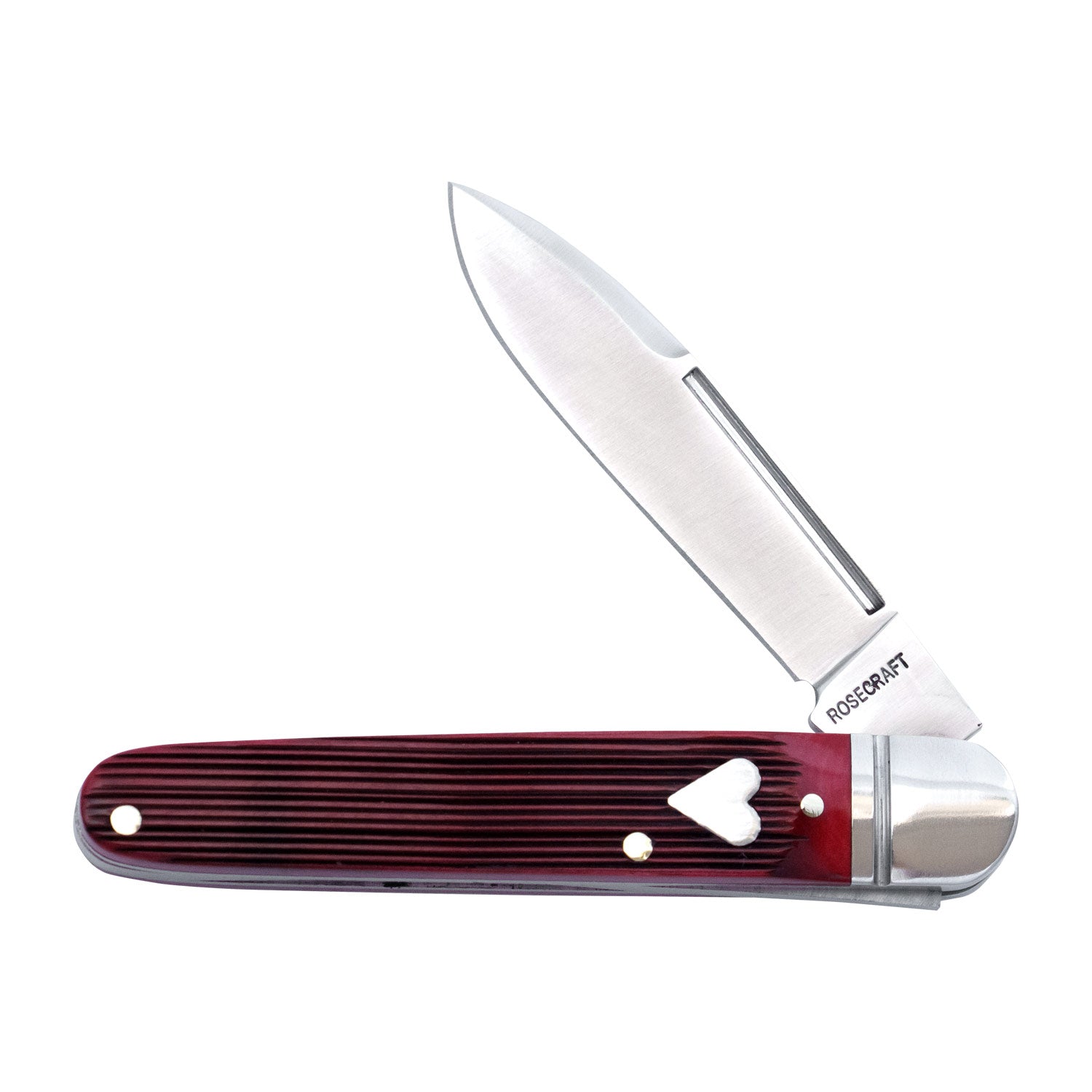 Tuckahoe Jack Red Barnboard Jigged Bone (RoseCraft Blades)