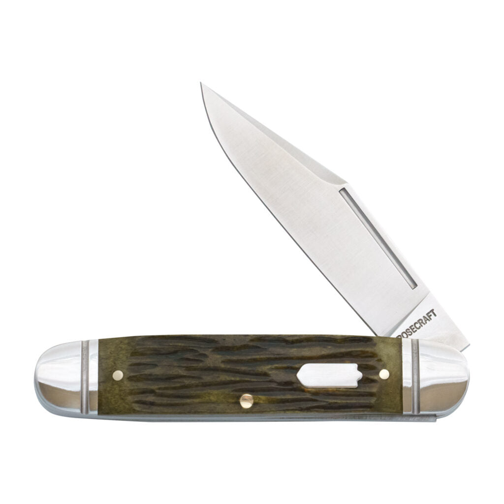Birchfield Camp Jack Green Jigged Bone (RoseCraft Blades)
