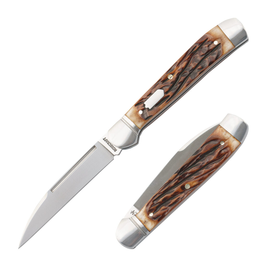 Snake Creek Copperhead Dapper Jigged Bone (RoseCraft Blades)