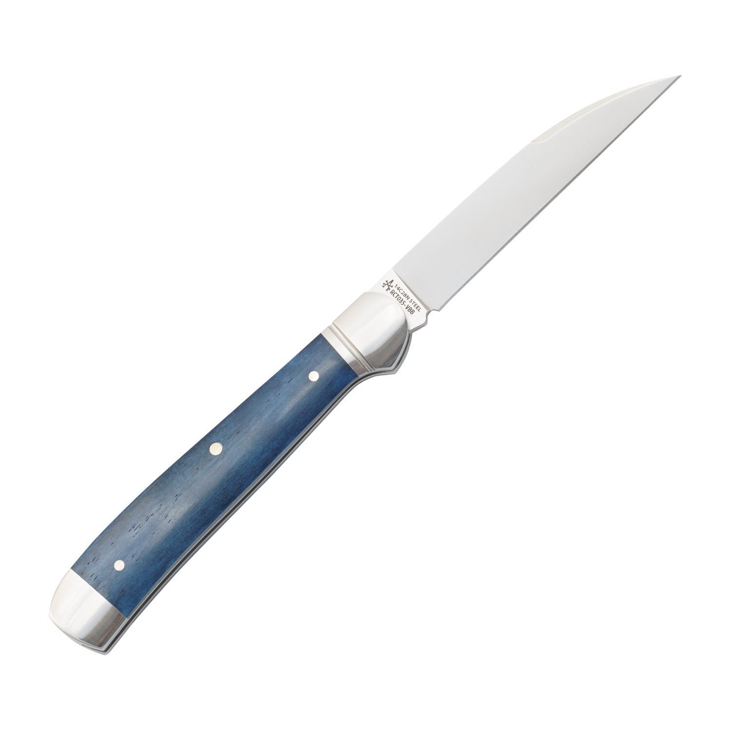 Snake Creek Copperhead Vintage Blue Bone (RoseCraft Blades)