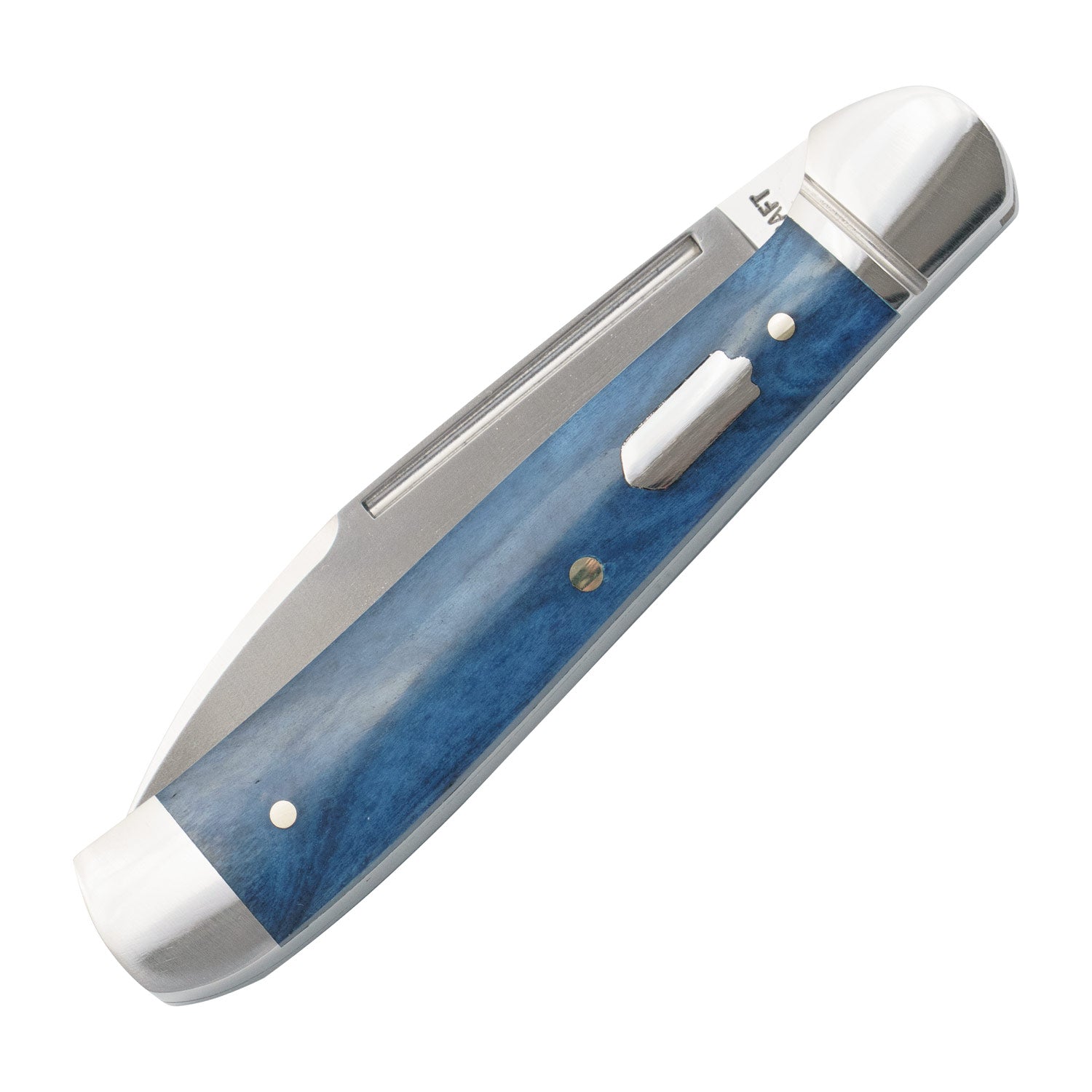 Snake Creek Copperhead Vintage Blue Bone (RoseCraft Blades)