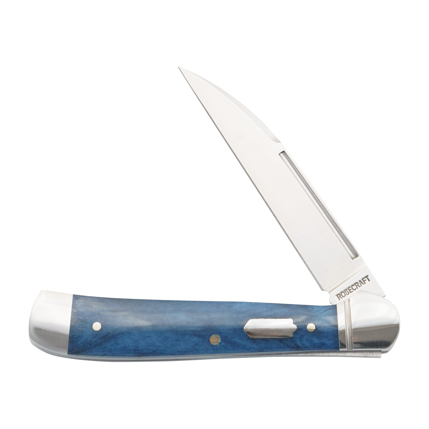 Snake Creek Copperhead Vintage Blue Bone (RoseCraft Blades)