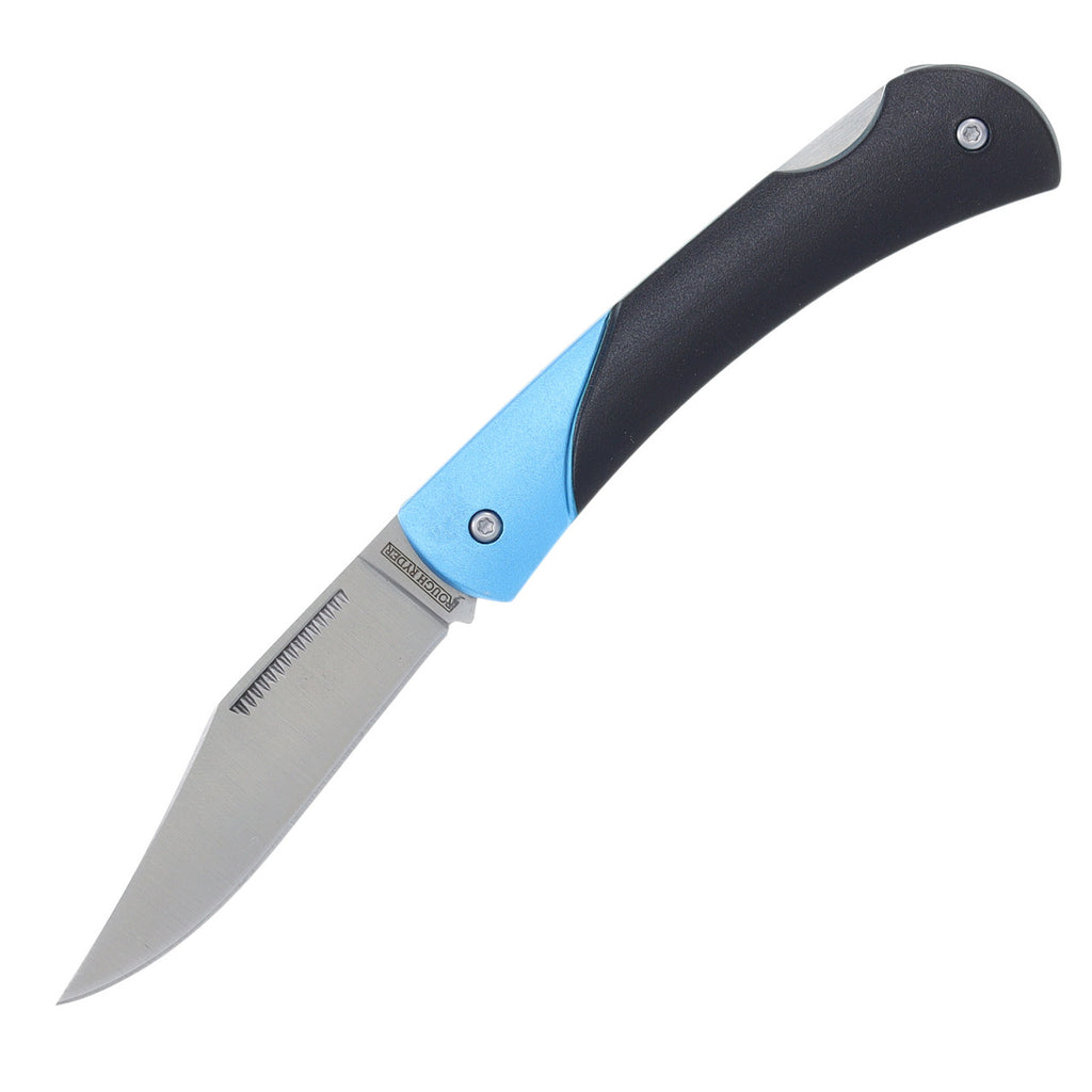 Black and Blue VG-10 Lockback Folding Knife (Rough Ryder)