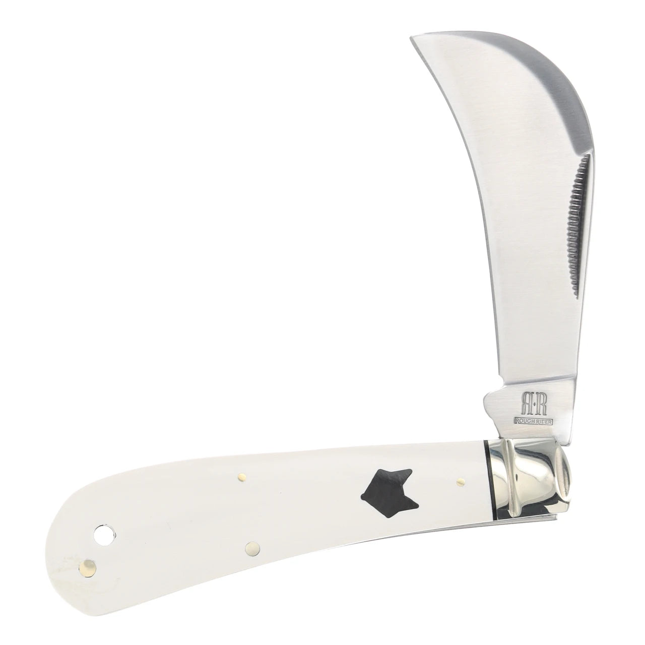 Rough Ryder Arctic Fox Hawkbill Folding Knife (Rough Ryder)