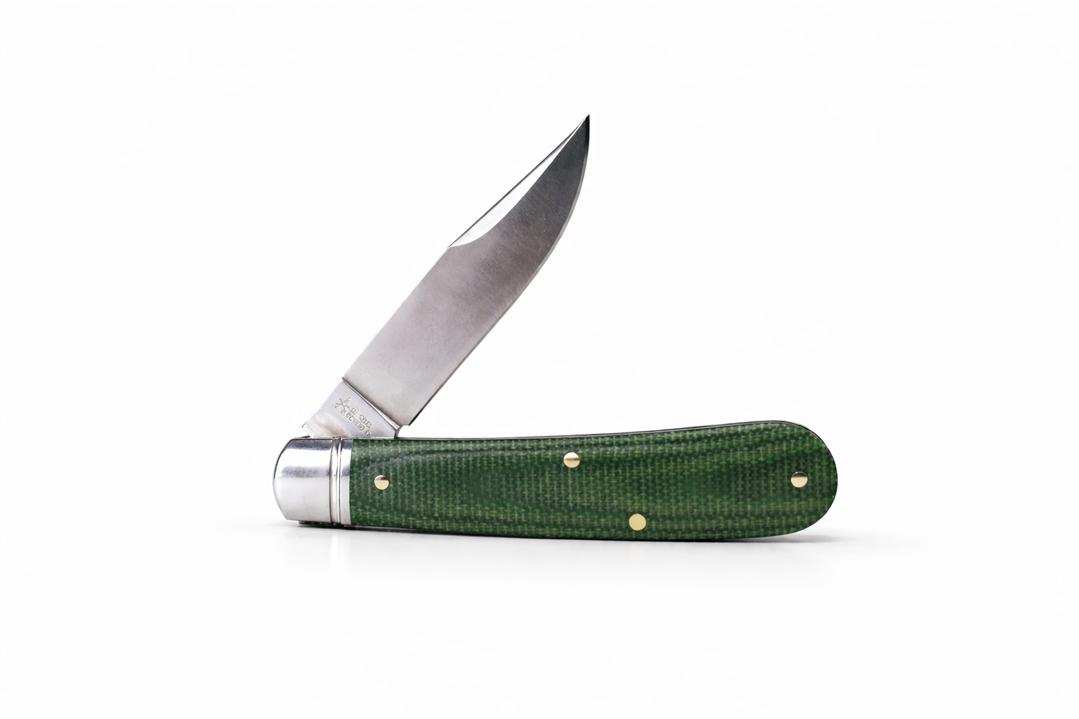 Buffalo River Jack Dark Green Micarta (RoseCraft Blades)