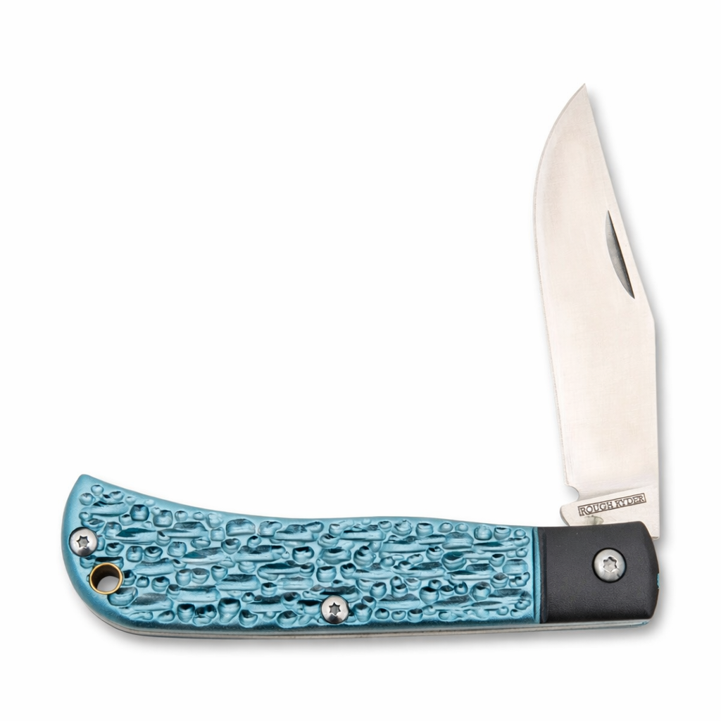 Blue VG-10 Slip Joint Folding Knife (Rough Ryder)