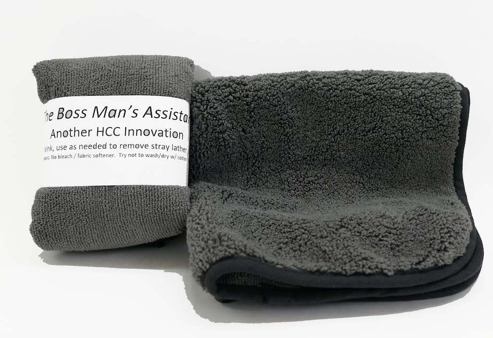 The Shaver's Assistant Microfiber Towel