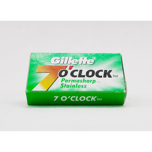 Gillette 7 o'clock Permasharp (Green)  Double Edge Razor Blades
